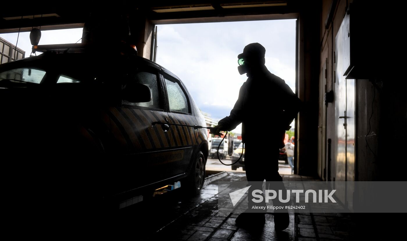 Russia Coronavirus Disinfection