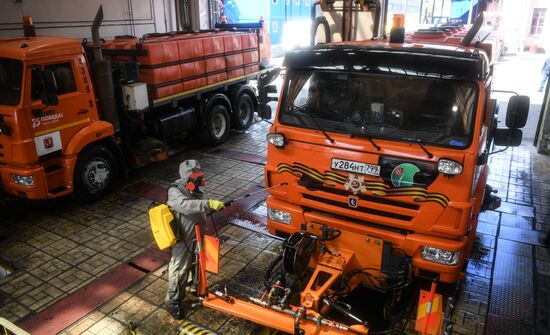 Russia Coronavirus Disinfection