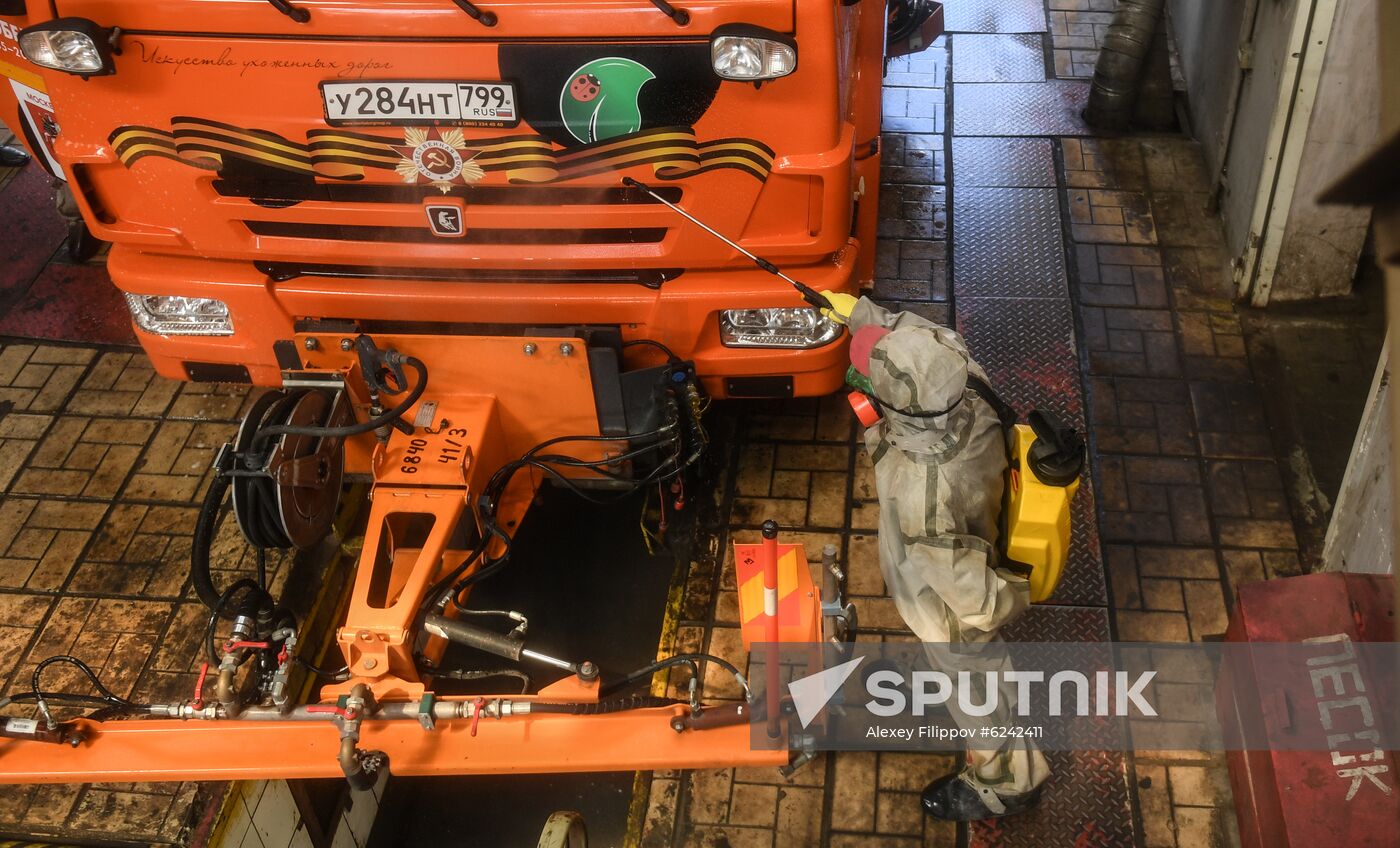 Russia Coronavirus Disinfection