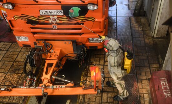 Russia Coronavirus Disinfection