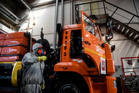 Russia Coronavirus Disinfection