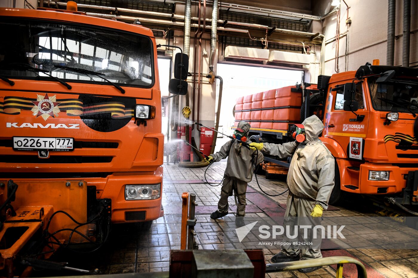 Russia Coronavirus Disinfection