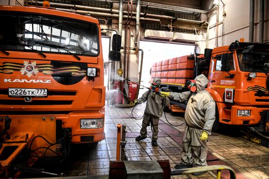 Russia Coronavirus Disinfection