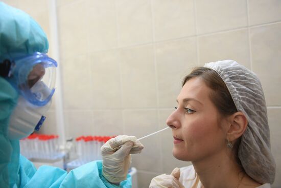 Russia Coronavirus Tests