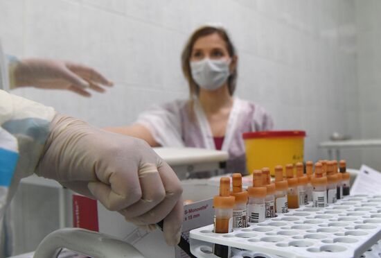 Russia Coronavirus Tests