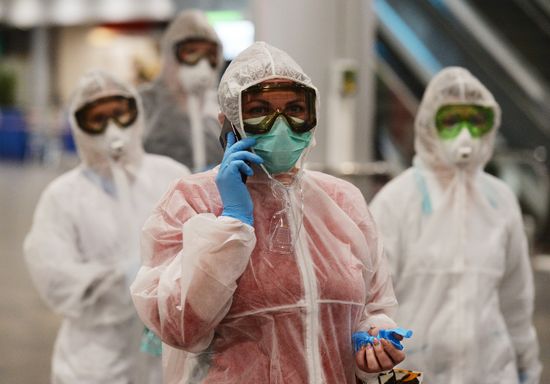 Russia Coronavirus Tourists Return 