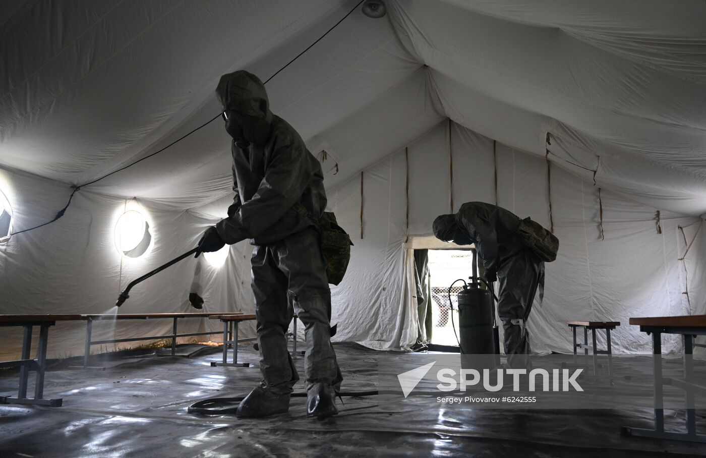 Russia Coronavirus Disinfection