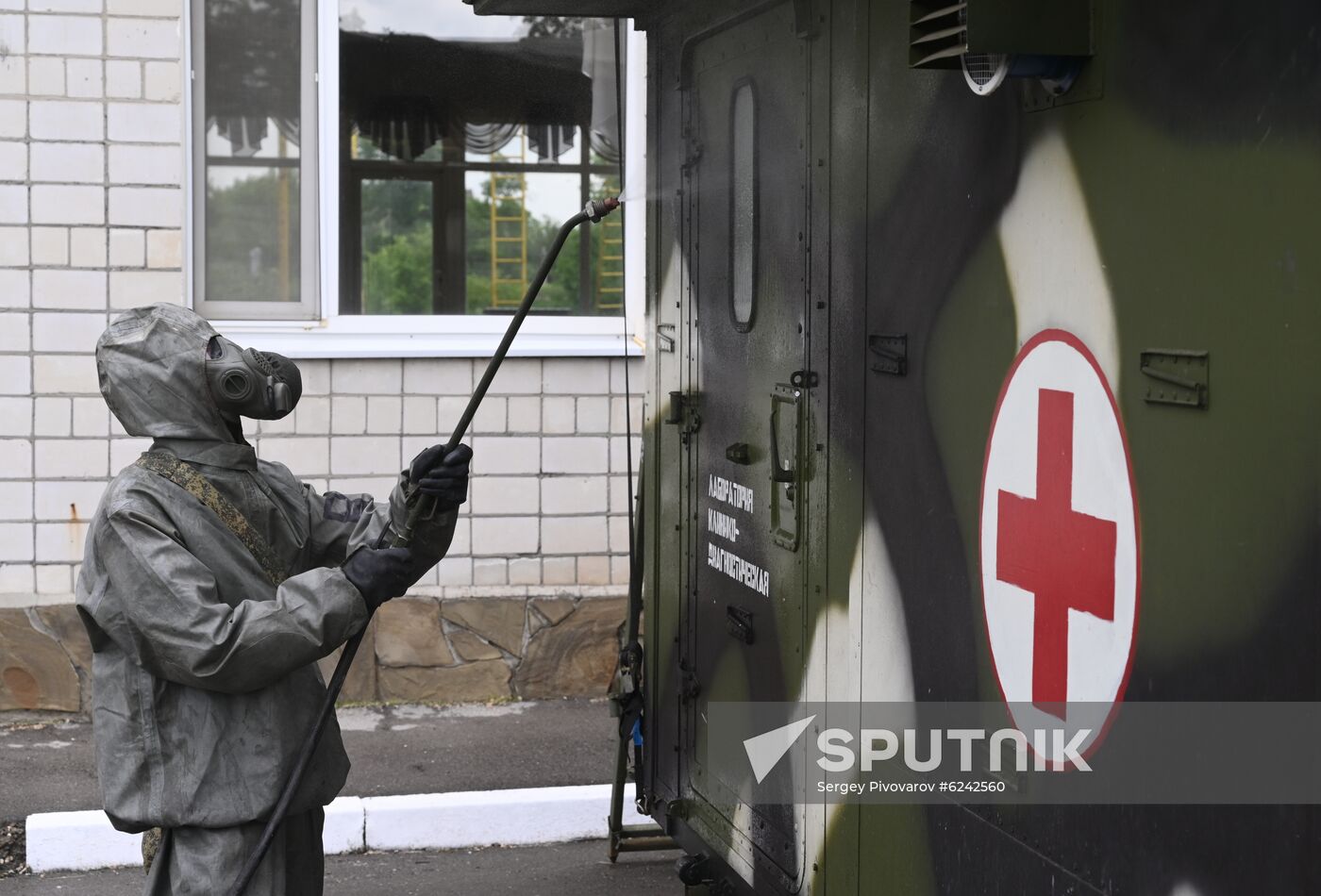 Russia Coronavirus Disinfection