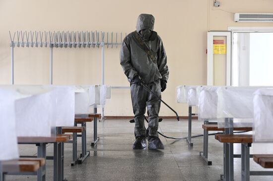 Russia Coronavirus Disinfection