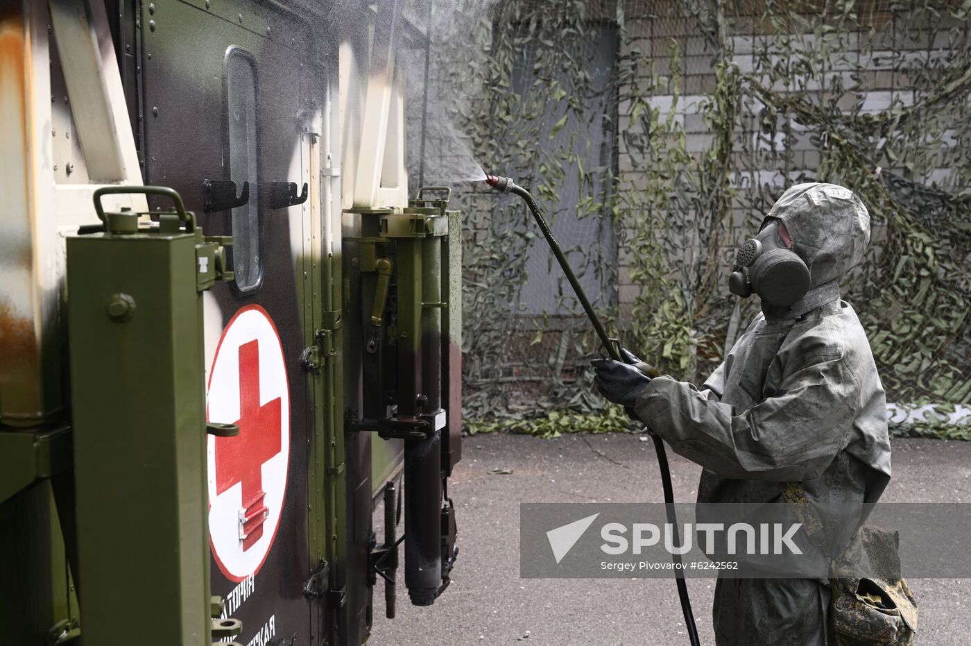 Russia Coronavirus Disinfection