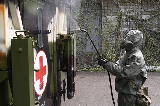 Russia Coronavirus Disinfection