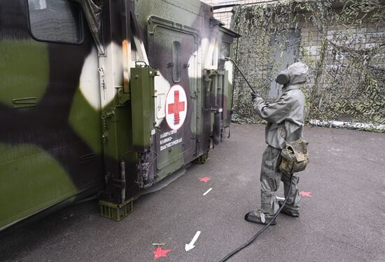 Russia Coronavirus Disinfection