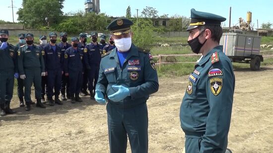Russia Dagestan Coronavirus Aid