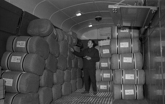Humanitarian aid from Soviet Union