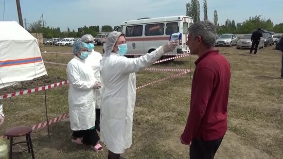 Russia Dagestan Coronavirus Aid