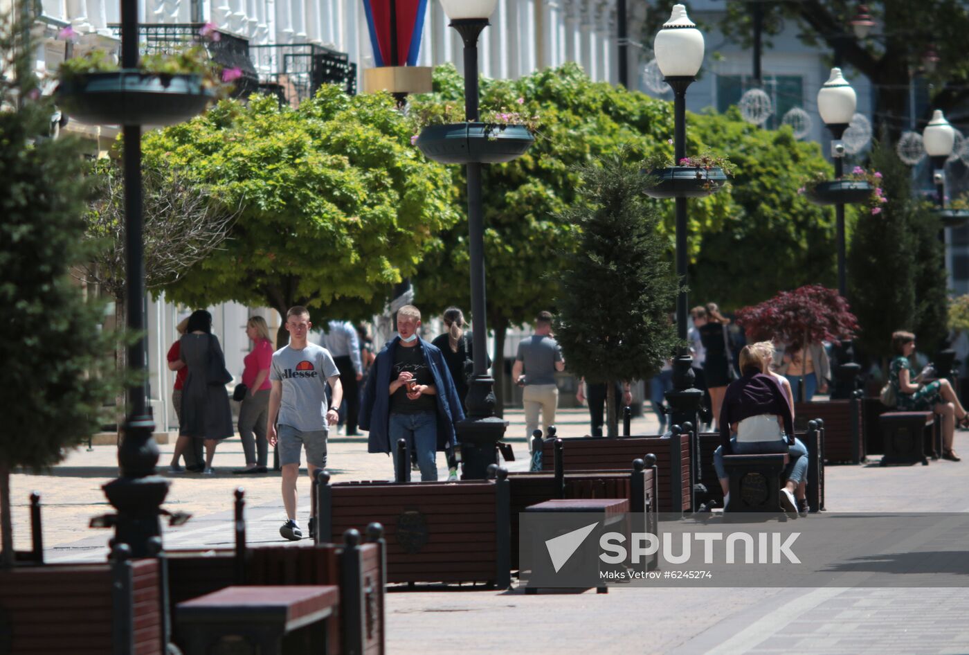 Russia Crimea Coronavirus Lockdown Ease