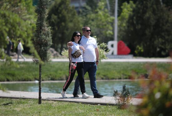 Russia Crimea Coronavirus Lockdown Ease