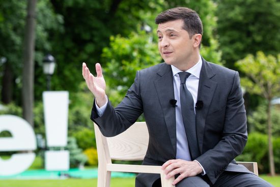 Ukraine Zelenskiy Anniversary