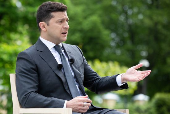 Ukraine Zelenskiy Anniversary