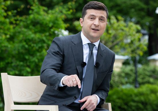 Ukraine Zelenskiy Anniversary