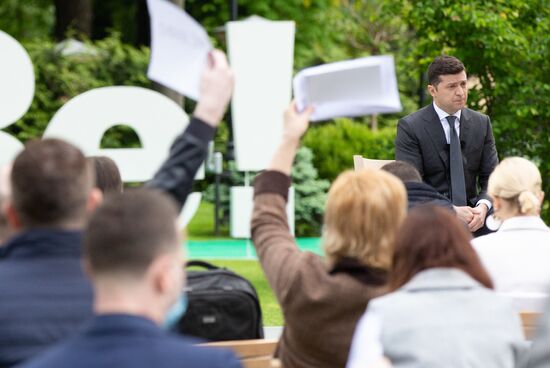 Ukraine Zelenskiy Anniversary