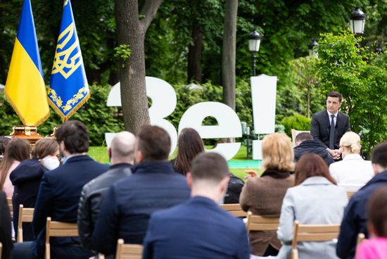 Ukraine Zelenskiy Anniversary