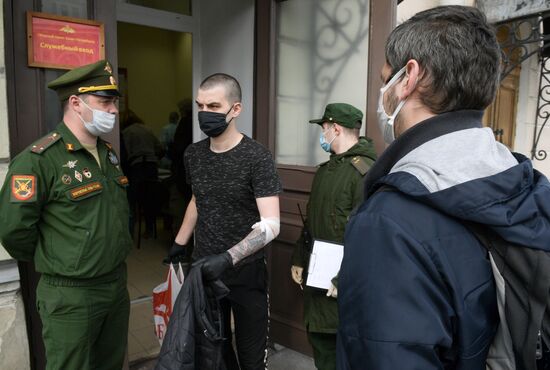 Russia Coronavirus Conscription