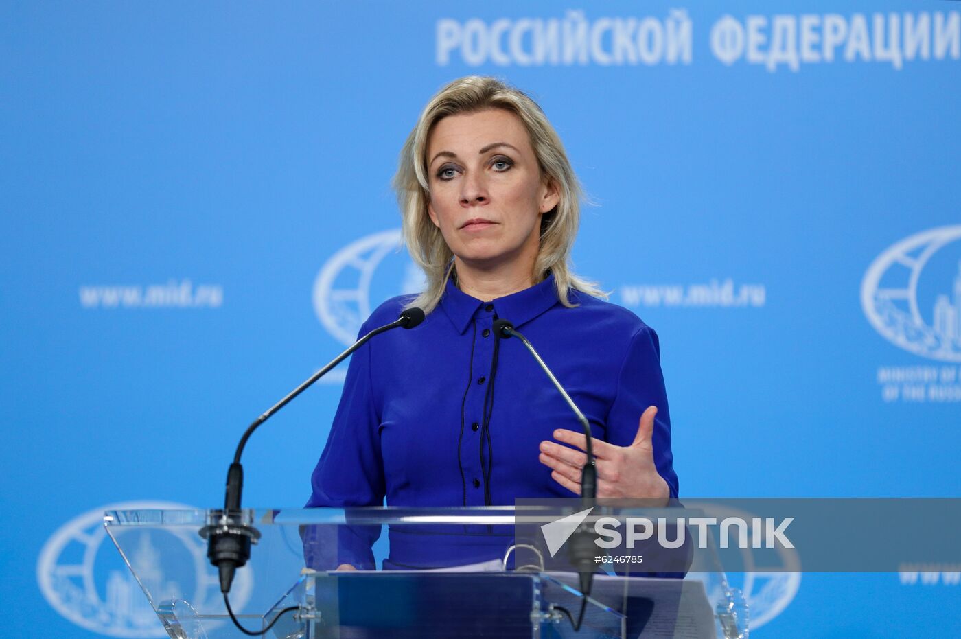 Russia Zakharova Briefing