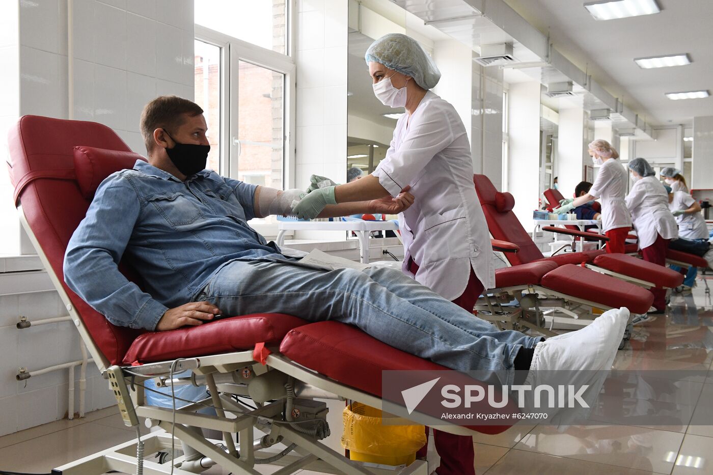 Russia Blood Donation