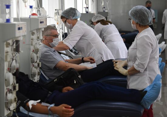 Russia Blood Donation