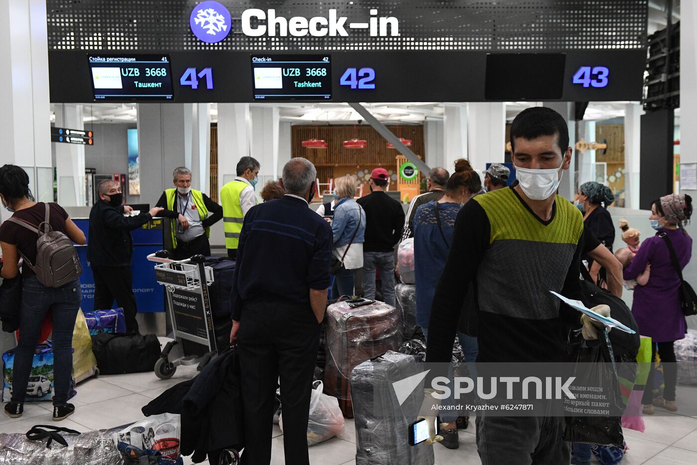 Russia Coronavirus International Flight