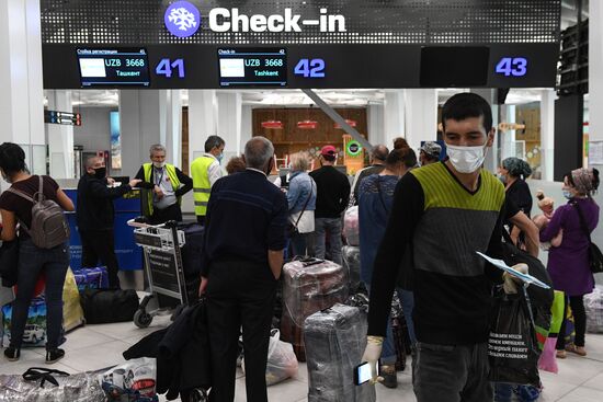 Russia Coronavirus International Flight