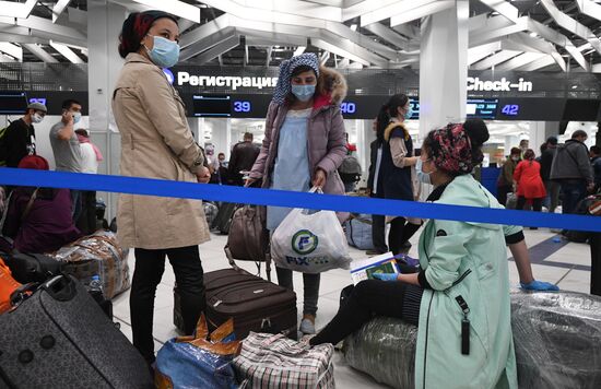 Russia Coronavirus International Flight