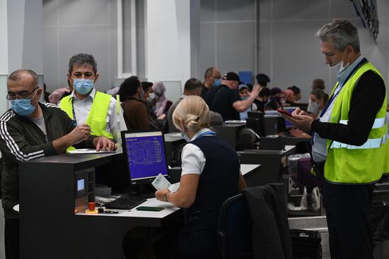 Russia Coronavirus International Flight