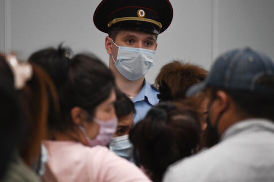 Russia Coronavirus International Flight