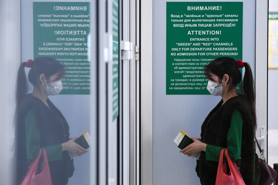 Russia Coronavirus International Flight