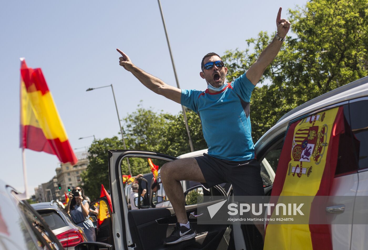 Spain Coronavirus Protest