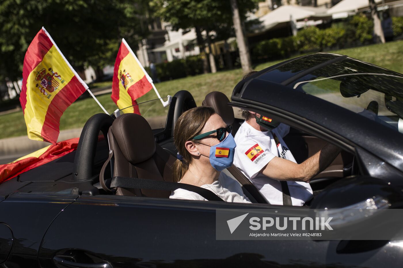 Spain Coronavirus Protest