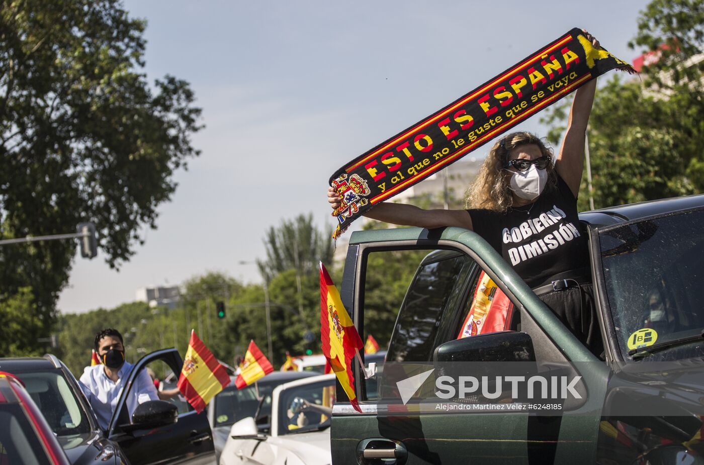 Spain Coronavirus Protest