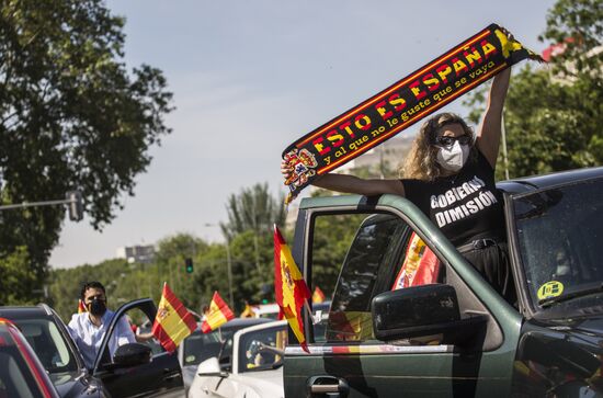 Spain Coronavirus Protest