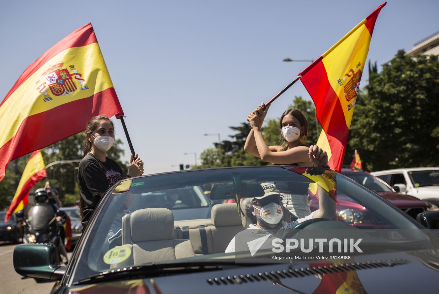 Spain Coronavirus Protest