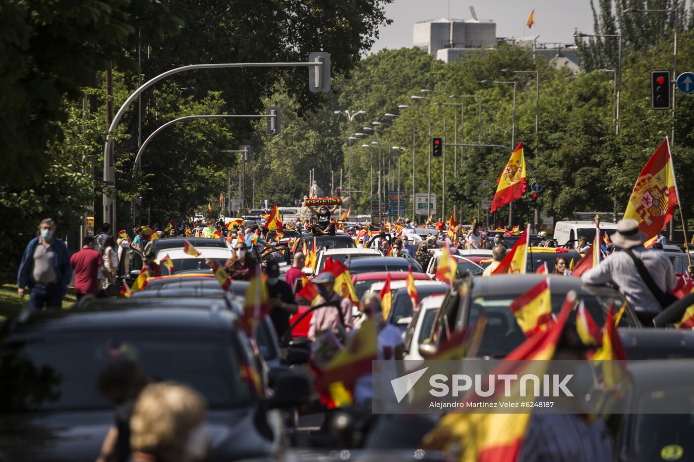 Spain Coronavirus Protest