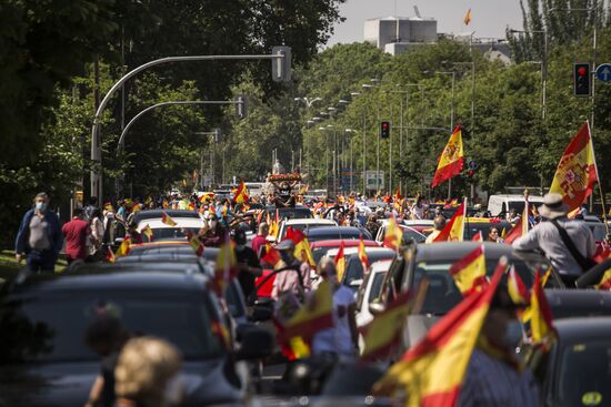 Spain Coronavirus Protest