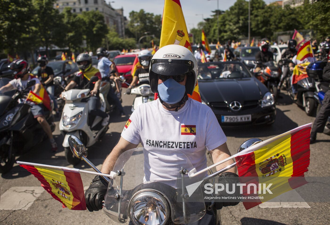 Spain Coronavirus Protest