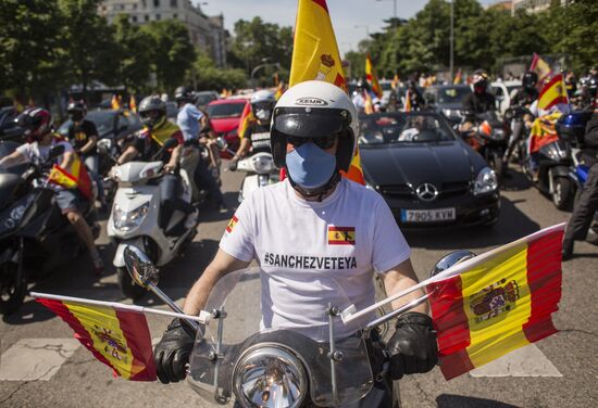 Spain Coronavirus Protest