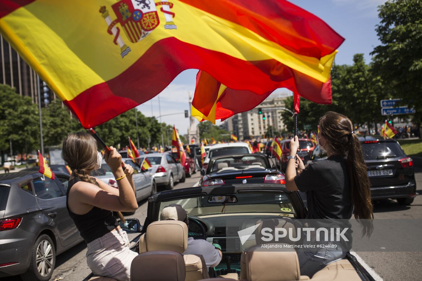 Spain Coronavirus Protest