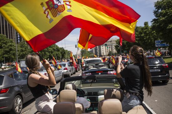 Spain Coronavirus Protest