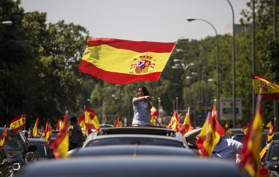 Spain Coronavirus Protest