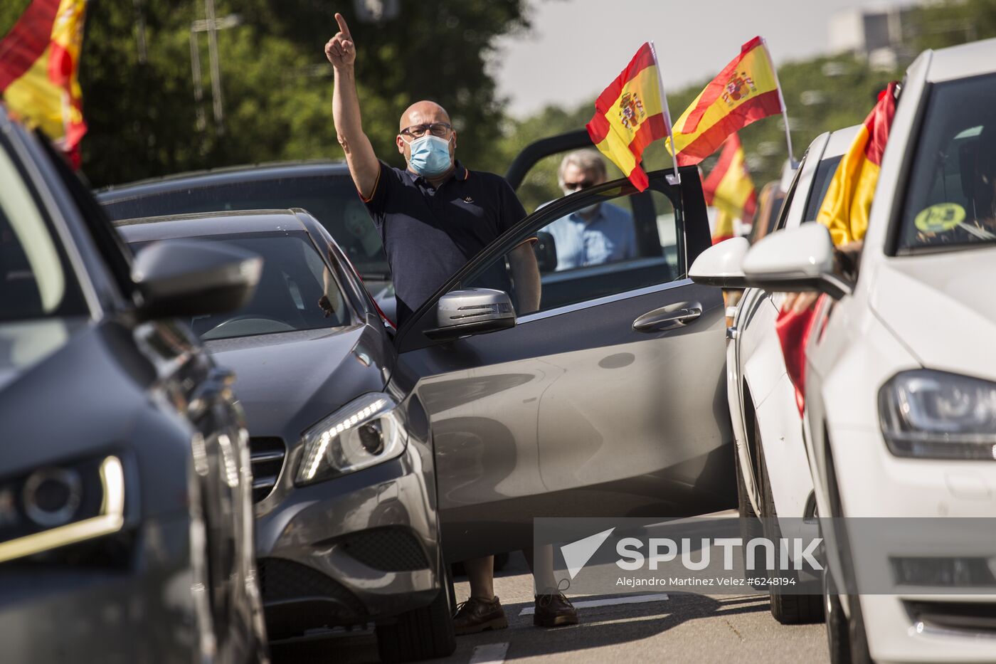 Spain Coronavirus Protest