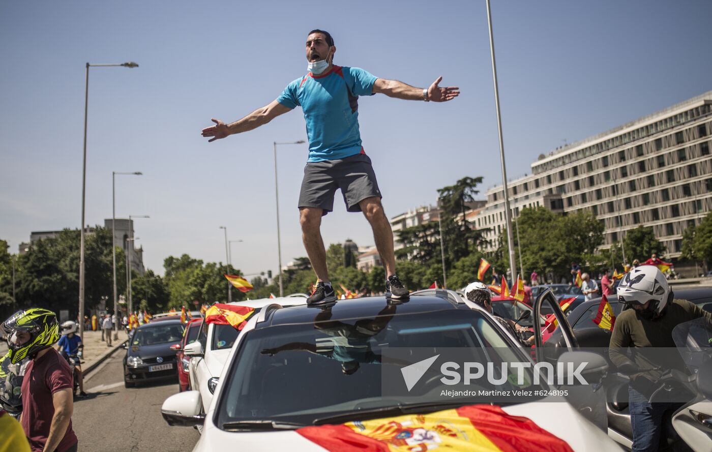 Spain Coronavirus Protest